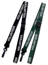 Volunteer ID Soft Neck Lanyard