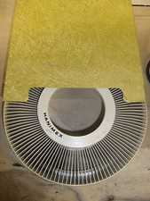 Slide projector slide carousel