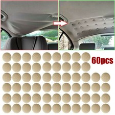 60pcs Car Roof Liner Ceiling Kit Repair Buckle Sagging Headliner Pins Rivet Snap