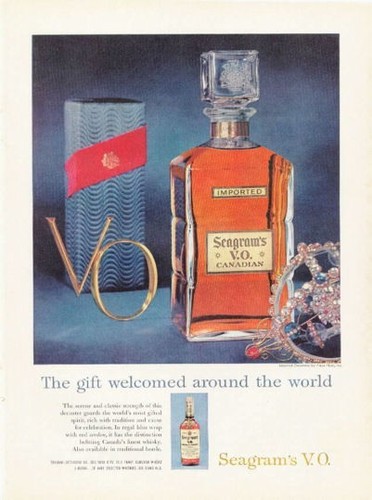 1958 seagram print - 1958, ad
