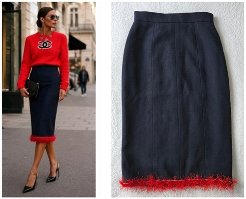Chanel france vintage fringed - chanel,