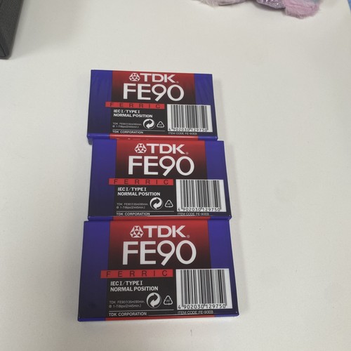 Tdk fe90 blank audio - x3,
