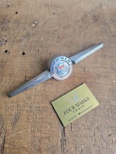 Morris Chrome Bonnet Badge