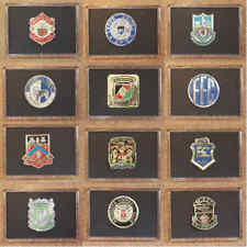 Esso 1970s Thin Metal Foil Football Badges in a Fridge Magnet - Various