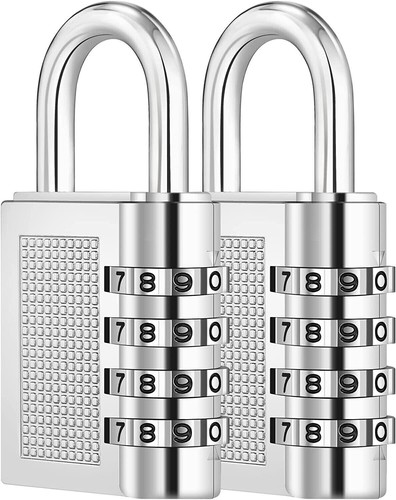 Digit combination padlock - 2x, 4