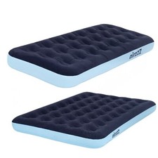 Camping Indoor Outdoor Inflatable Flocked Air Bed Mattress Blow Up Airbed