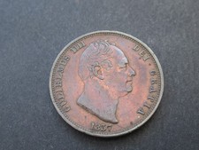 1837 William IV Half Penny