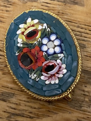 Vintage italian micro mosaic - vintage,
