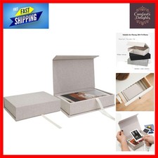 Elegant Linen Photo Storage
