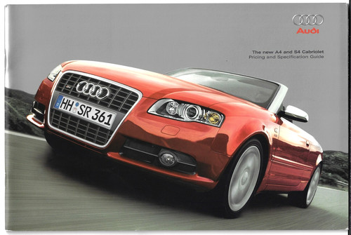 Audi cabriolet 2007 uk - a4,