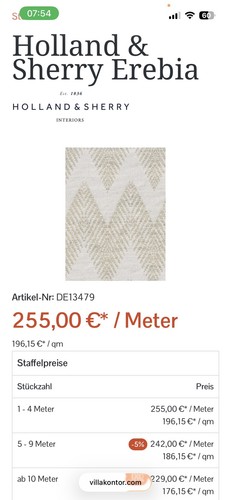 New fabric holland sherry - &,