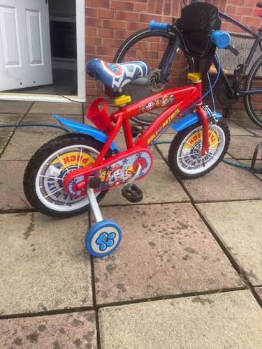Kids paw patrol - paw, bike