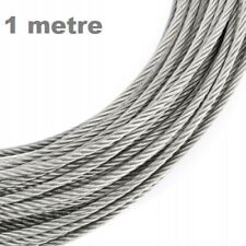 Galvanised Steel Wire Rope Metal Cable Rigging 7 x 7 1mm 2mm 3mm 4mm 5mm 6mm 8mm