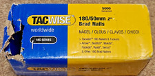 Tacwise 18G Gauge Brad Nails 50mm For Air Nail Gun
