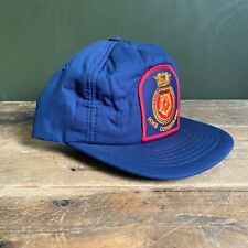 Vintage HMS Cumberland Snapback Hat Cap - Blue - Yupoong Korea