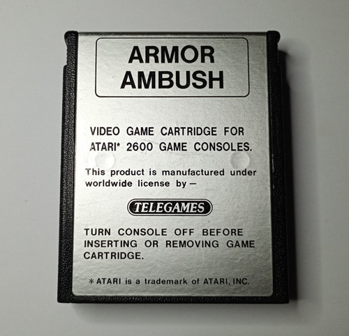 Armor ambush atari 2600 - atari, 2600/7800/