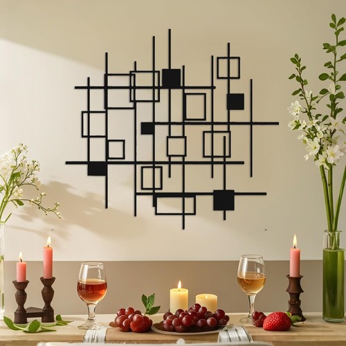 Large abstract metal wall art - abstract,