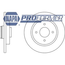 2x Brake Discs Solid For