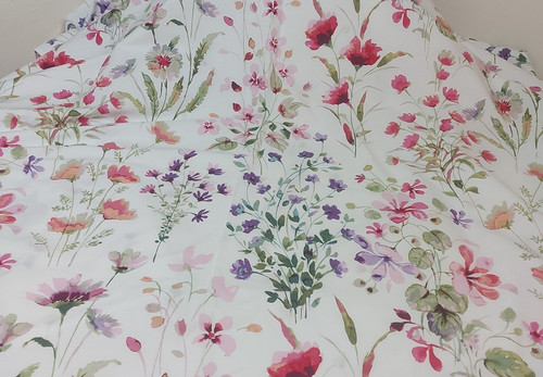 Dunelm watercolour floral - watercolour,