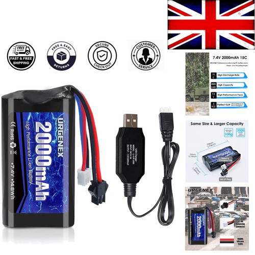 Rechargeable 2000mah - rechargeable, 7.4v