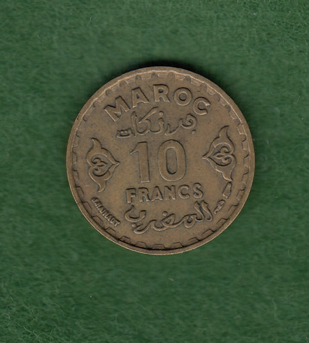 Morocco francs 1951 - francs, 1951-1952
