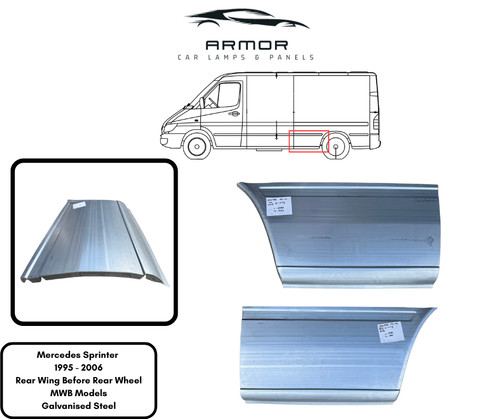 Front rear wheel arch - rear,