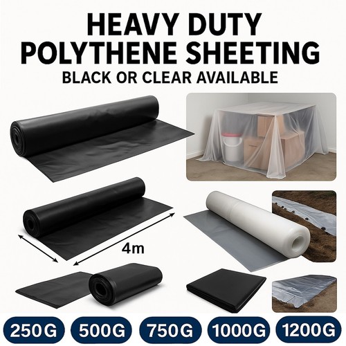 Polythene dust sheeting - dust,