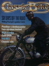 Classic Bike 11/88 BSA A10,MZ,Triumph,Ariel,Ambassador, Panther, BVR, Grasstrack