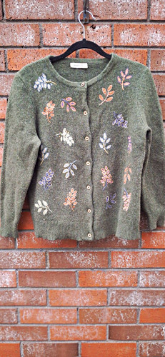 Woolovers green lambswool - green,