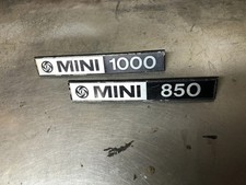 Classic Mini 850 And 1000 boot badge -used original- 3 pin