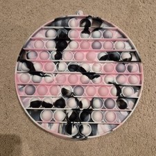 Jumbo Round Pink, Black and