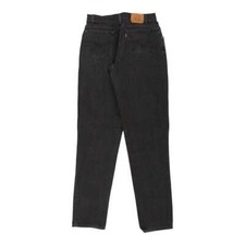 545 Levis Jeans - 30W 37L Black Cotton