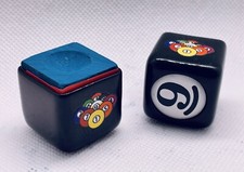 ( 2 ) Billiard Pool Table Cue Chalk Holder Black 9-Ball Master's Chalk