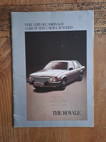 Vauxhall royale saloon coupe - vauxhall,