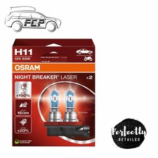 OSRAM Night Breaker Laser (NEW PACKAGING) +150% H11 Car Headlight Bulbs (Twin)