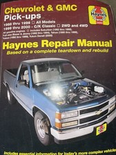 Haynes Complete Repair Manual, Chevrolet & GMC pickups. 1988-1998 1999-2000