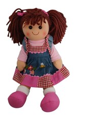 Bigjigs Toys Melody Doll - MEDIUM Ragdoll Cuddly Toy Vgc Hardley Used..