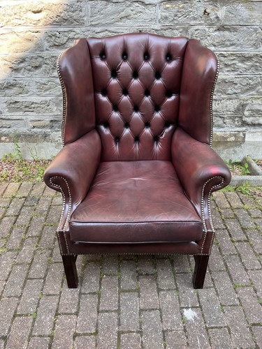 Vintage leather wing - a, back