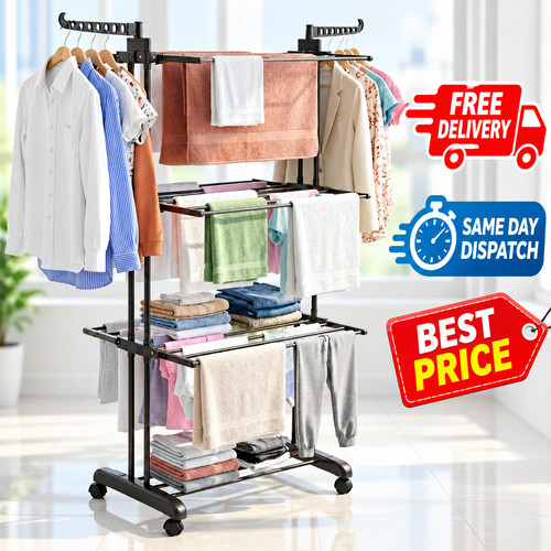 Tier foldable clothes airer - tier,