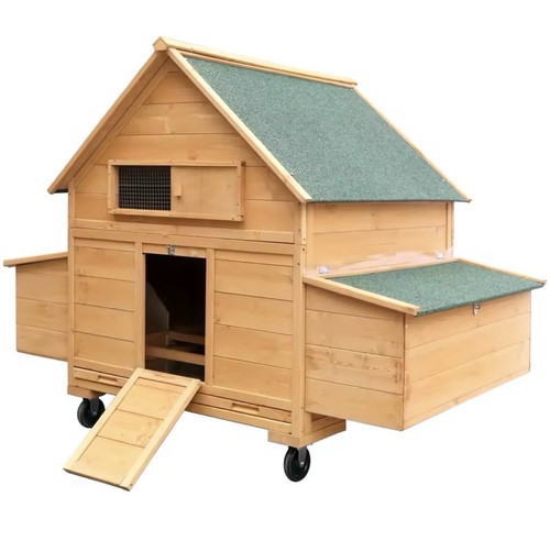 Chicken coop wheels - coop, large