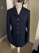 Lightweight Navy Tagg Frock Style Hunt/ Dressage Competition Jacket Pristine 38”