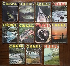 CREEL Game Sea Coarse Angling 1963 64 65 Vintage Fishing Magazines Bundle x 11