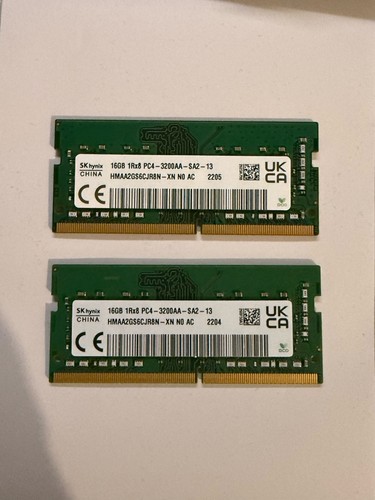 Hynix 32gb 2x16gb - 32gb,