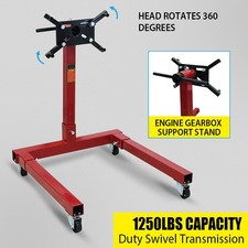 Engine Gearbox Support Stand 1250 lbs 560kg Heavy Duty Swivel Transmission Red