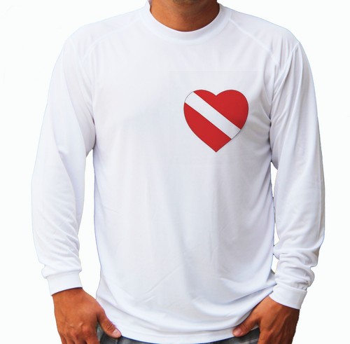 Love diving heart long sleeve - diving,