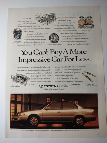 Toyota corolla cant - toyota, more