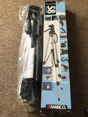 Ambico 58in aluminium tripod - ambico,