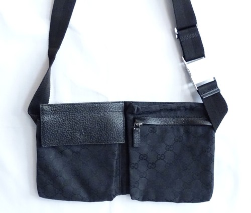 Gucci monogram black canvas - monogram,