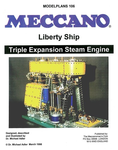Meccano model plan triple - plan,