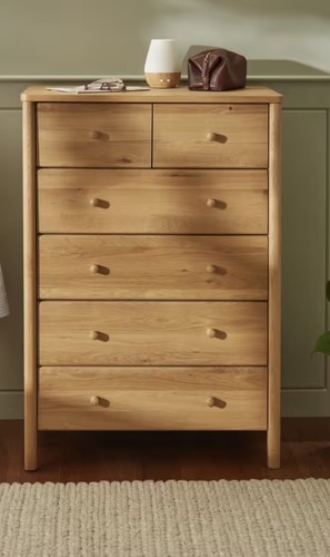 John lewis oak bedroom drawers - oak,